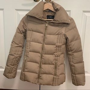 Zara Kids 11-12 Winter Puffer Jacket Golden